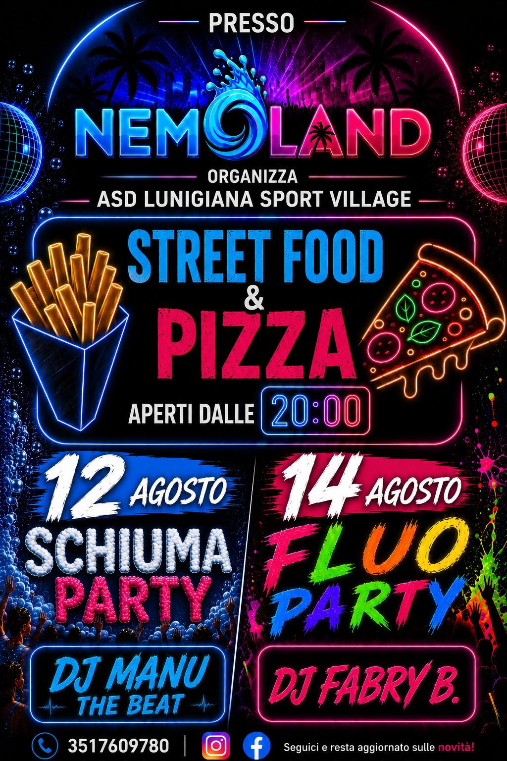 Schiuma party & Fluo party